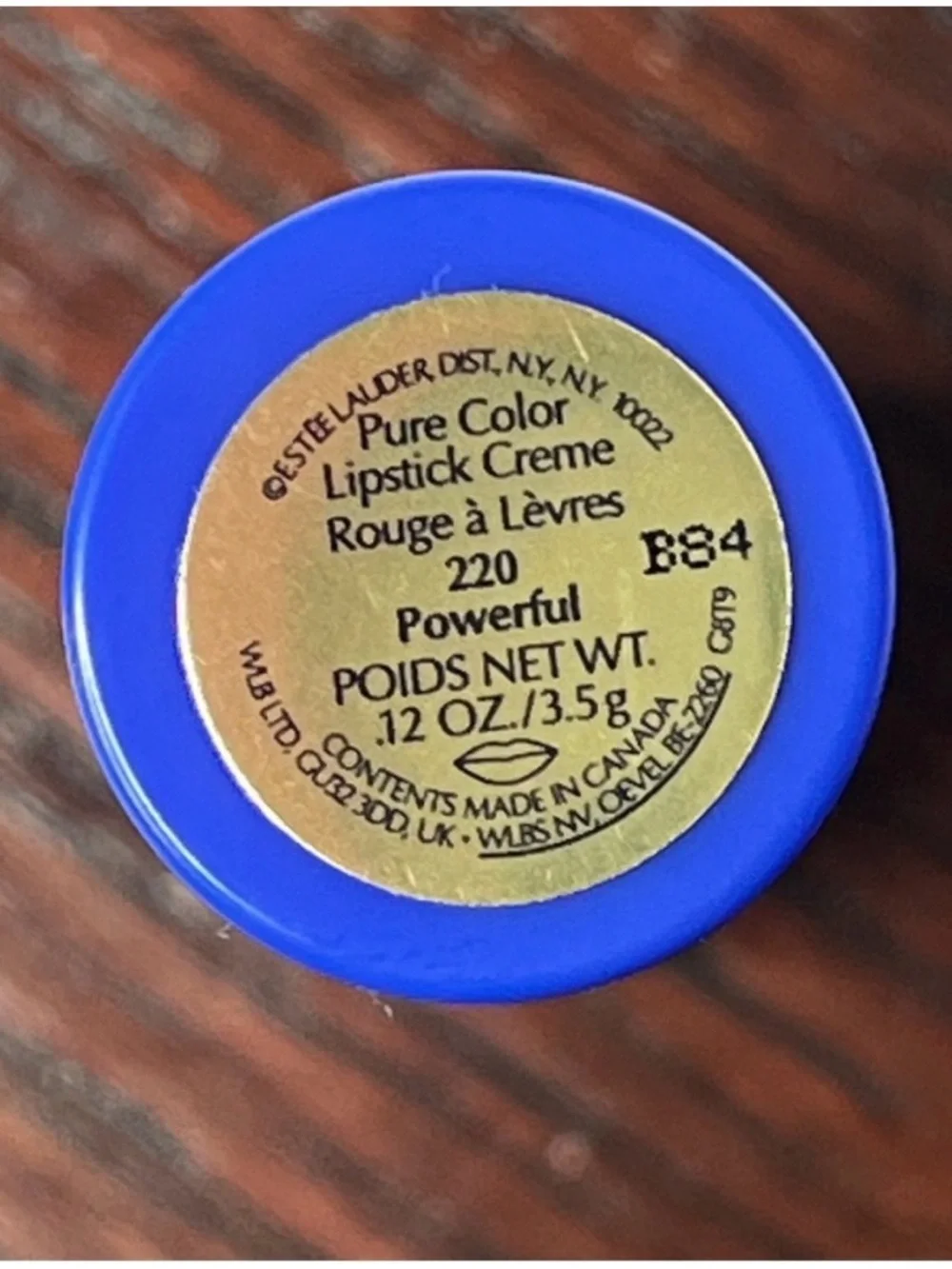 Estee Lauder Pure Color Creme Lipstick 220 Powerful Pink Cream Finish Full Size
